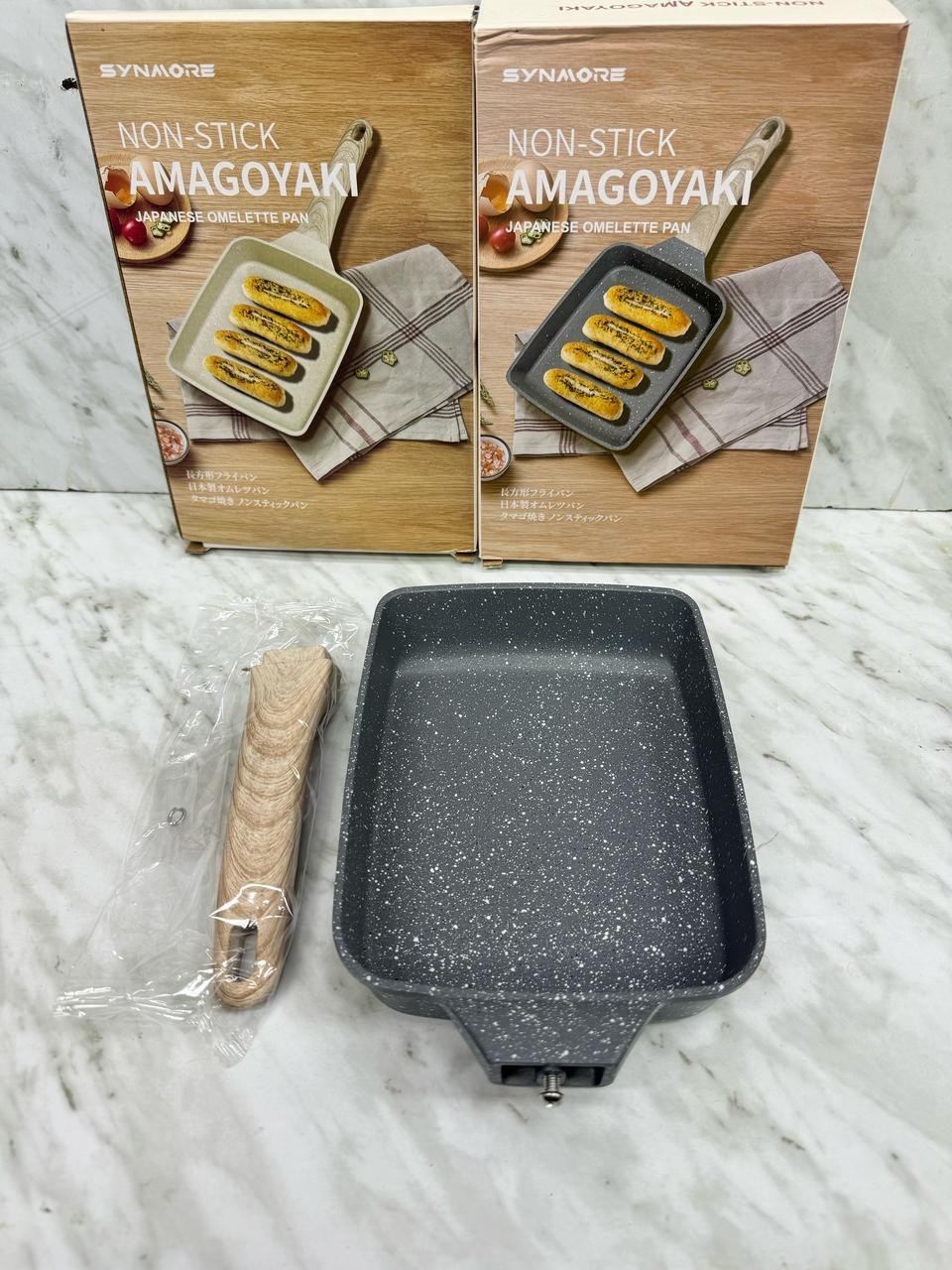 Сковорода SyNmore TAMAGOYAKI с керамическим покрытием и съемной ручкой