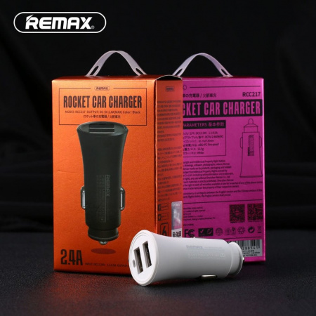 Автомобильное зарядное устройство Remax Rocket RCC217, черный