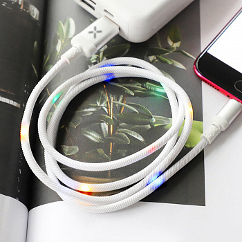 Кабель Hoco U63 USB - micro USB, 1.2 м белый