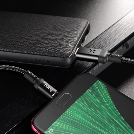 Кабель Hoco U63 USB - micro USB, 1.2 м черный