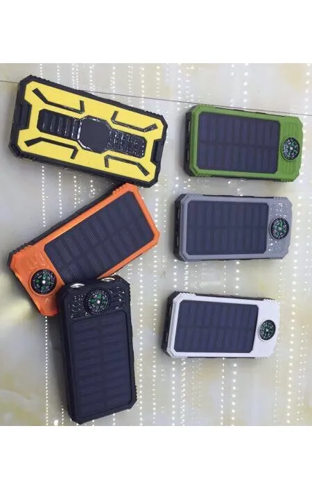 Power Bank Solar Carger 20000 на солнечной батарее с компасом